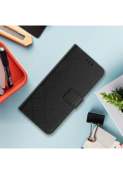 Samsung Galaxy A24 4g Için Flip Case Cüzdan Pu Deri El Kayışı Kartı ile (Yurt Dışından)