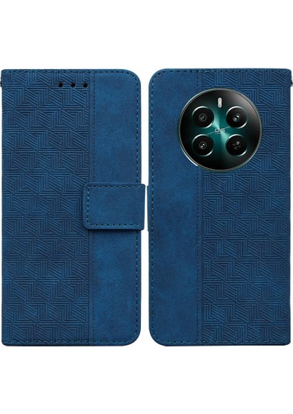 SZY Mall Realme 12 Artı Kickstand Özelliği Premium Pu Deri Flip Folio Için Kılıf (Yurt Dışından)