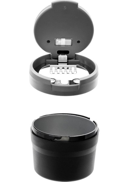 Mini LED Işıklı Araç Araba Küllüğü Grey 9cm modelleri