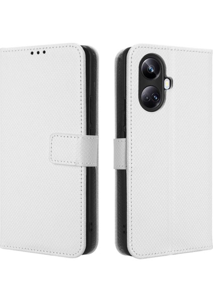 Realme 10 Pro Artı Kart Tutucu Kapak Manyetik Cüzdan Kickstand Için Kılıf (Yurt Dışından)