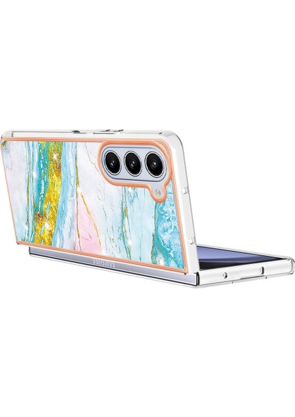 Samsung Galaxy Z Için Kılıf Fold 5 Yumuşak Tampon Mermer Desen Ince Tpu (Yurt Dışından) indirimleri