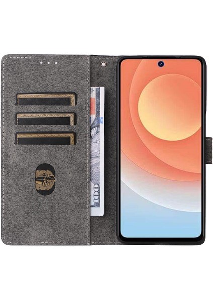 Tecno Camon 30 Premier 5g Flip Folio Cüzdan Pu Deri Kart Yuvaları Için Kılıf (Yurt Dışından)