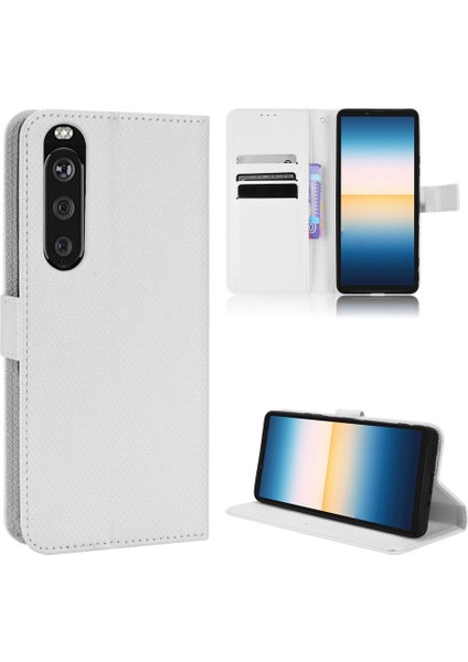 Sony Xperia 1 Iı Manyetik Cüzdan Kickstand Kart Tutucu Kapak Için Kılıf (Yurt Dışından)