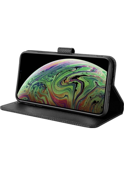 IPhone Xs Max Kapak Kickstand Manyetik Cüzdan Kart Tutucu (Yurt Dışından)