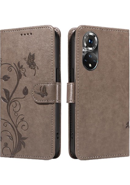 Huawei Nova 9 Için Kılıf ve El Kayışı Cüzdan Telefon Kılıfı ile Kart Yuvası (Yurt Dışından)