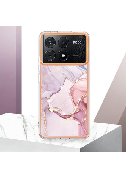 Poco X6 Pro Ince Tpu Koruma Mermer Desen Yumuşak Tampon (Yurt Dışından) fiyatları