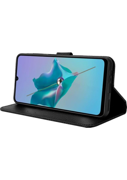 Zte Blade V40 Vita Kickstand Manyetik Cüzdan Kart Tutucu Kapak (Yurt Dışından)