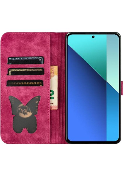 Redmi Için Not 13 4g Tutucu Kapak Çevirin Folio Cüzdan Kılıf (Yurt Dışından)