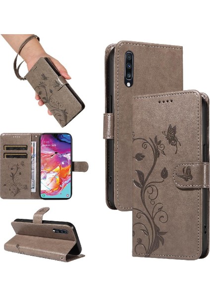 Samsung Galaxy A70 ve Kart Yuvası ile Kabartmalı Kelebek Yüksek Kılıf (Yurt Dışından) indirimleri