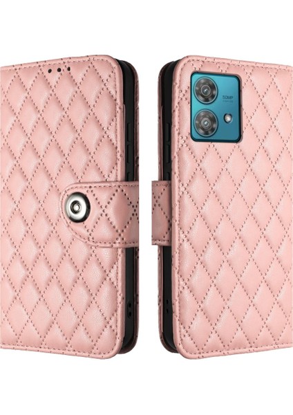 Motorola Kenar 40 Neo Kart Tutucu Cüzdan Kapak Bilek Şeridi Şık (Yurt Dışından)