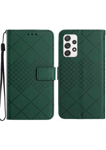 Samsung Galaxy A23 4g Için Flip Case/5g Kart Yuvası El Kayışı Pu ile Standı (Yurt Dışından)