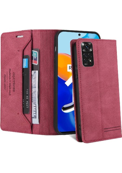 Redmi Not 11 Için Kılıf 4g / 11S Premium Deri Premium Deri Iki Kart (Yurt Dışından)