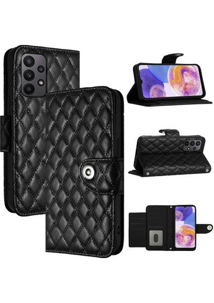 Samsung Galaxy Için Kılıf A52S 5g Kart Tutucu Cüzdan Kapak Bilek Şeridi (Yurt Dışından)