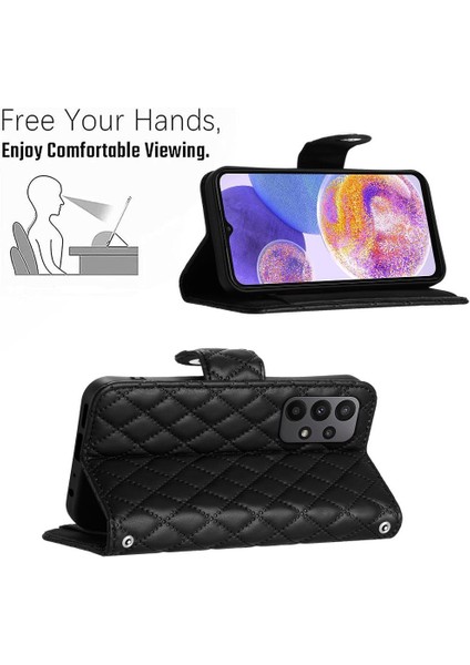 Samsung Galaxy Için Kılıf A52S 5g Kart Tutucu Cüzdan Kapak Bilek Şeridi (Yurt Dışından)