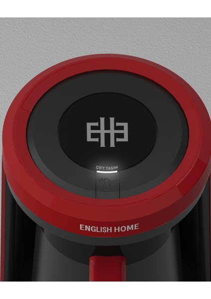 English Home Tkm 6002 Plastik Cezve Çift Taşım Türk Kahvesi Makinesi Berry