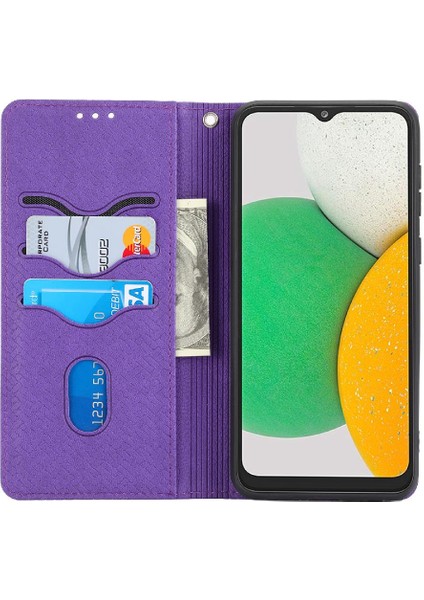 Samsung Galaxy A03 Çekirdek Pu Deri Kapak Flip Folio Kitap Kredi (Yurt Dışından)