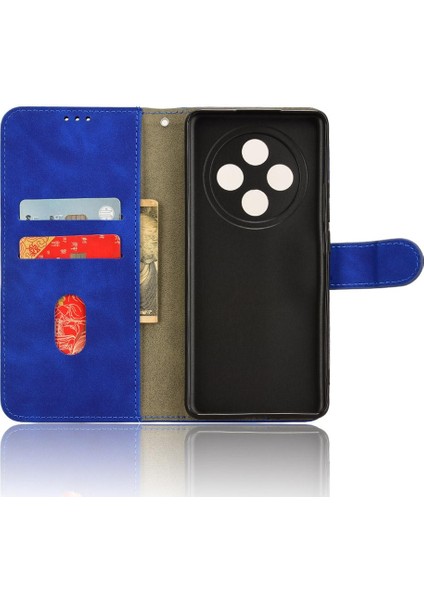 Oppo A3 Pro 5g Kart Ekleme Deri Için Kılıf Folio Flip Case Kapak (Yurt Dışından)