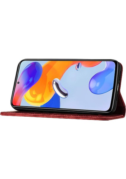 Redmi Için Not 11 Pro 4g/5g Flip Folio Tutucu Kapak Cüzdan (Yurt Dışından)