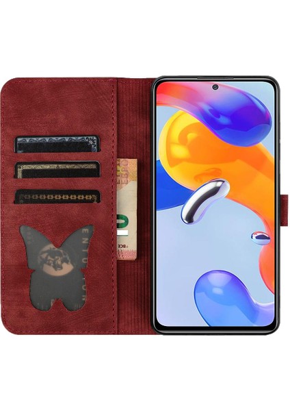 Redmi Için Not 11 Pro 4g/5g Flip Folio Tutucu Kapak Cüzdan (Yurt Dışından)