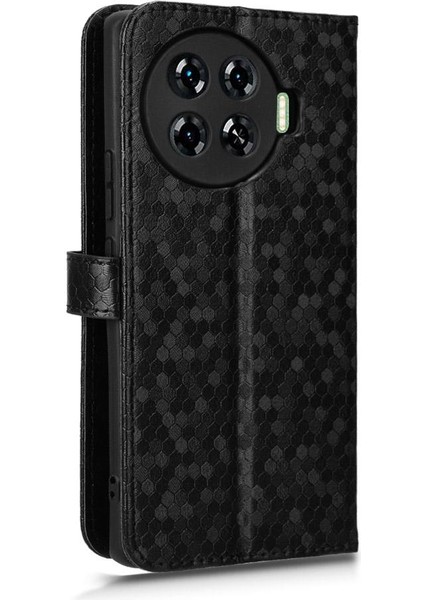 Tecno Spark 20 Pro Artı 4g Geometrik Desen Deri Cüzdan Kapağı Için Kılıf (Yurt Dışından)