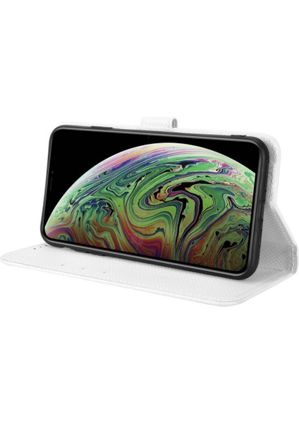 IPhone Xs Max Kapak Kickstand Manyetik Cüzdan Kart Tutucu (Yurt Dışından)