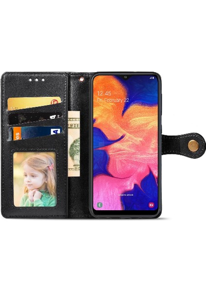 Samsung Galaxy A10 Zarif Iş Moda Tasarım Deri Kılıf (Yurt Dışından) modelleri