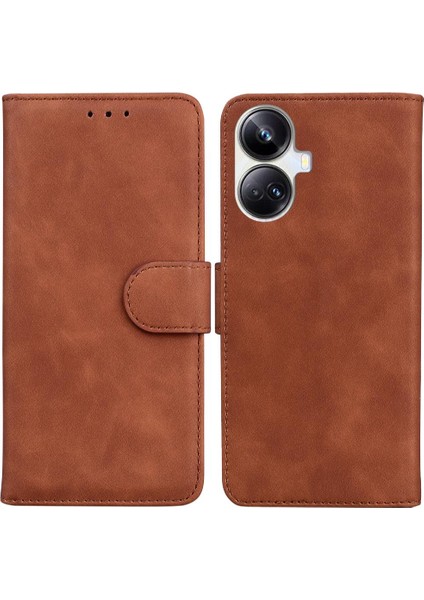 Oppo Realme 10 Pro Artı Kart Yuvası Standı Tutucu Premium Pu Için Flip Case (Yurt Dışından)