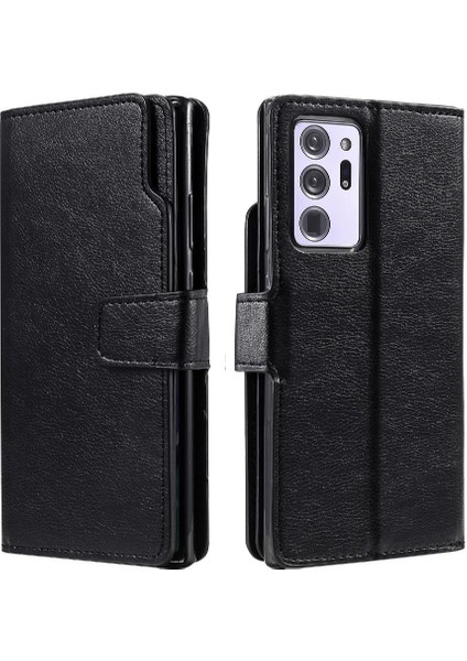 Samsung Galaxy Not 20 Için Kılıf Ultra Kickstand Cüzdan 9 Kart Yuvaları Pu (Yurt Dışından)