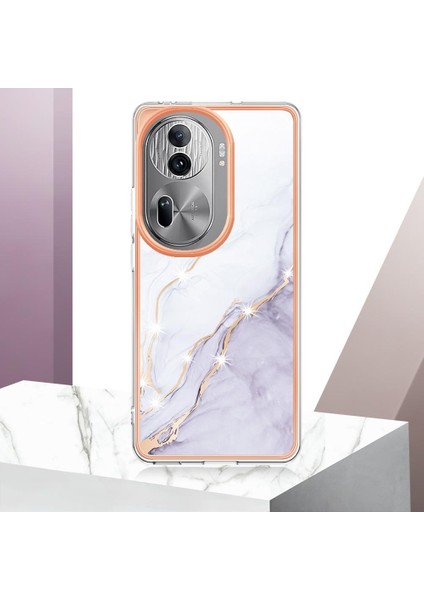 Oppo Oppo 11 Pro 5g Için Kılıf Ince Tpu Mermer Desen Koruma Yumuşak Tampon (Yurt Dışından) modelleri