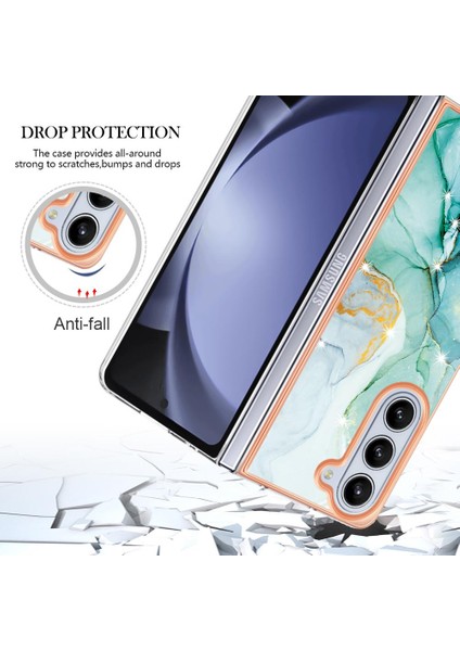 Samsung Galaxy Z Için Kılıf Fold 5 Yumuşak Tampon Mermer Desen Ince Tpu (Yurt Dışından) fiyatları