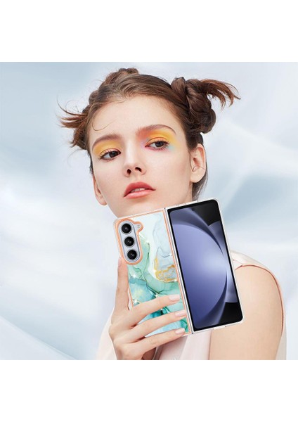Samsung Galaxy Z Için Kılıf Fold 5 Yumuşak Tampon Mermer Desen Ince Tpu (Yurt Dışından) indirimleri