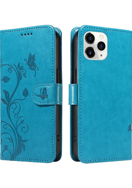 IPhone 11 Için Kılıf Pro Kabartmalı Kelebek ve Kart Yuvası Yüksek Kalite (Yurt Dışından)