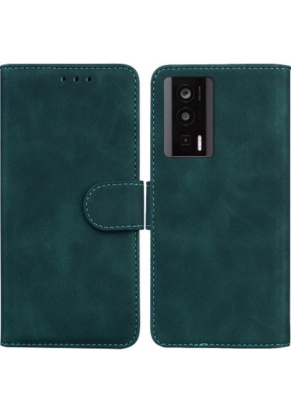 Poco F5 Pro Kart Yuvası Premium Pu Deri Manyetik Için Flip Case (Yurt Dışından)