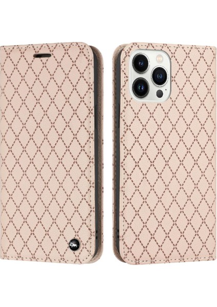 IPhone 15 Için Kılıf Pro Kartvizit Yuvaları Tutucu Cüzdan Çevir Manyetik (Yurt Dışından)