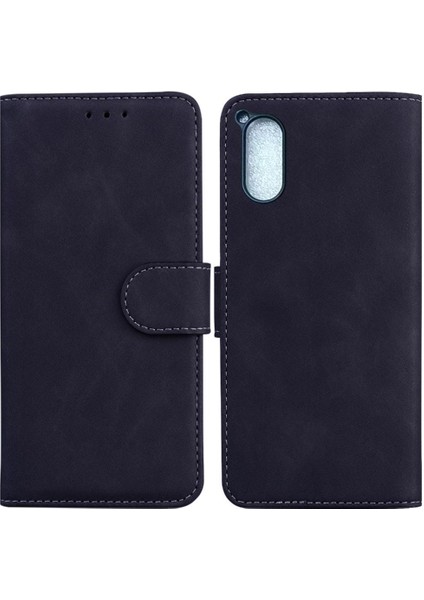 Sony Xperia 5 V Için Flip Case Kart Yuvası Premium Pu Deri Manyetik Standı (Yurt Dışından)