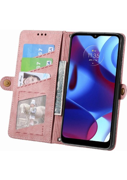 Motorola Moto G Için Flip Case Saf Kapak Kılıf Cüzdan Basit (Yurt Dışından) fırsatları
