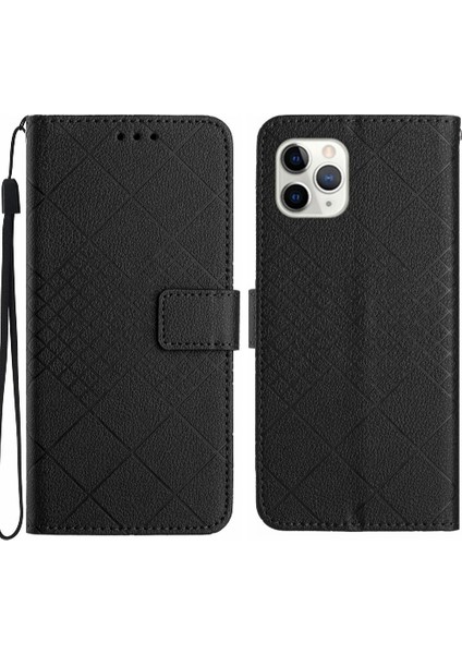 IPhone 11 Için Flip Case Pro Manyetik Kapak Cüzdan Pu Deri Kart Yuvası (Yurt Dışından)