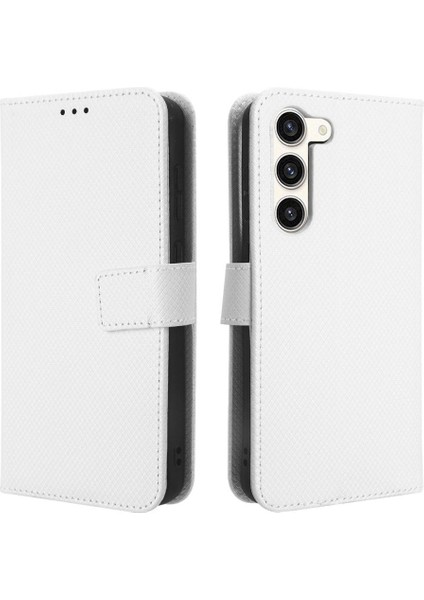 Samsung Galaxy S23 5g Için Kılıf Kapak Kickstand Kart Tutucu Manyetik Cüzdan (Yurt Dışından)
