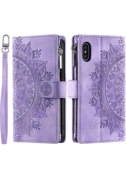 Kırmızı Dikey Çizgili Karbon Fiber Pu Eklenmiş IPhone Xs Max Için Kılıf (Yurt Dışından)