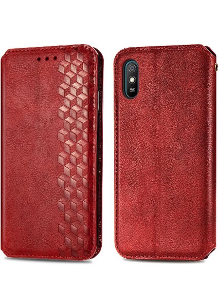 Xıaomı Redmi 9A Deri Kılıf Zarif Iş Cüzdan Fonksiyonu (Yurt Dışından)
