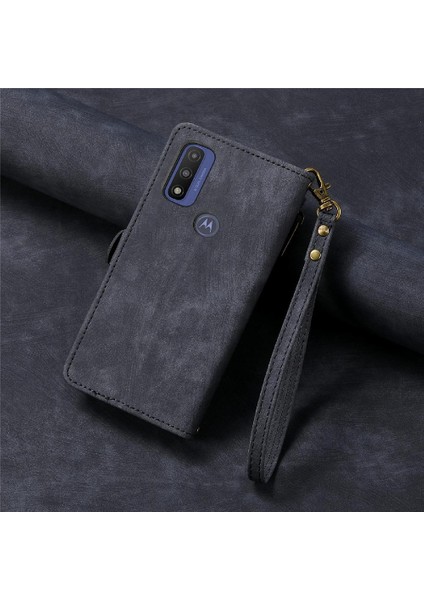 SZY Mall Motorola Moto G Için Flip Case Saf Kapak Kılıf Cüzdan Basit (Yurt Dışından)