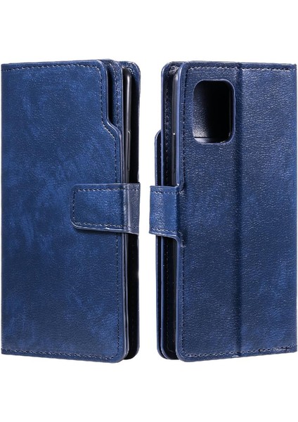 Samsung Galaxy Case 5g Kickstand Cüzdan 9 Kart Yuvaları Pu Deri Kılıf (Yurt Dışından)