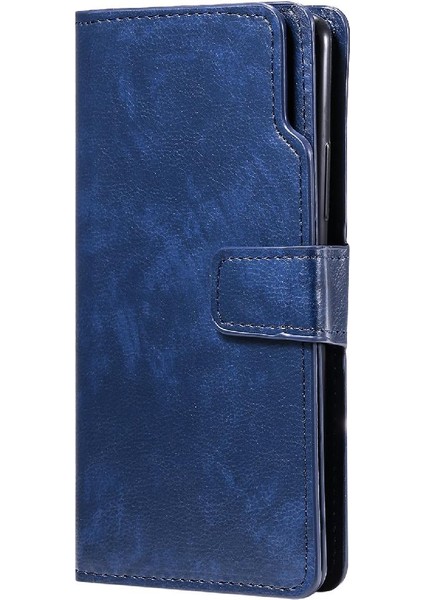 Samsung Galaxy Case 5g Kickstand Cüzdan 9 Kart Yuvaları Pu Deri Kılıf (Yurt Dışından)