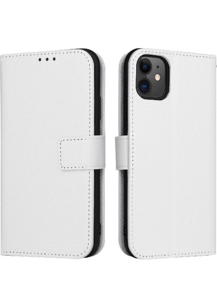 IPhone 12 Için Kılıf Mini Kapak Kart Tutucu Kickstand Manyetik Cüzdan (Yurt Dışından)