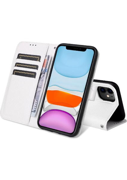 IPhone 12 Için Kılıf Mini Kapak Kart Tutucu Kickstand Manyetik Cüzdan (Yurt Dışından)