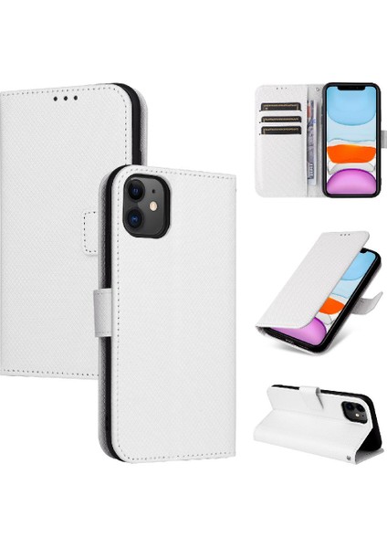 IPhone 12 Için Kılıf Mini Kapak Kart Tutucu Kickstand Manyetik Cüzdan (Yurt Dışından)