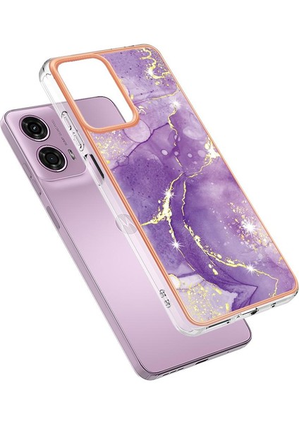 Motorola Moto G24 4G/G04 4g Ince Tpu Mermer Desen Koruma (Yurt Dışından) modelleri