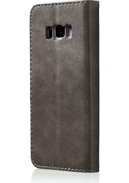 Samsung Galaxy S8 Kart Yuvaları Için Kılıf Cüzdan Buzağı Doku Yatay Çevir (Yurt Dışından)