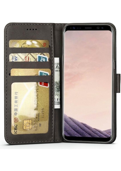 Samsung Galaxy S8 Kart Yuvaları Için Kılıf Cüzdan Buzağı Doku Yatay Çevir (Yurt Dışından) indirimleri