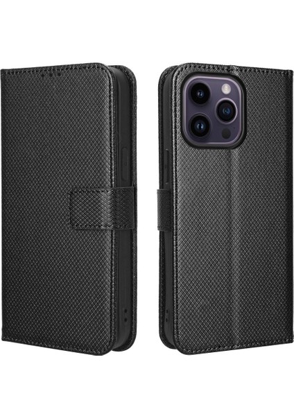 IPhone 15 Için Kılıf Pro Max Manyetik Cüzdan Kapak Kart Tutucu Kickstand (Yurt Dışından)